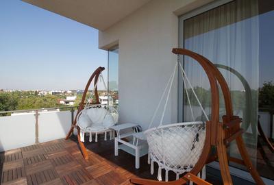 Penthouse cu 4 camere decomandat, mobilat în Băneasa - 25