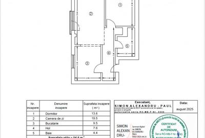 Apartament cu 2 camere decomandat în Popești-Leordeni - 2