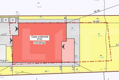 Teren 600 mp cu Autorizatie de construire casa individuala, - 2