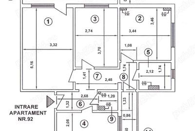 Apartament cu 3 camere decomandat în Unirii - 2