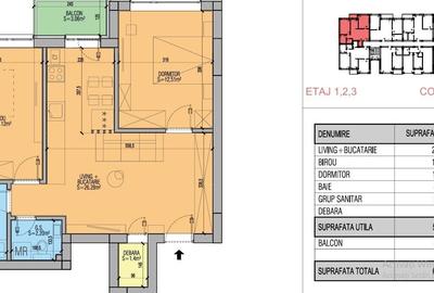 Piata Sudului, 3 camere studio/ central/ langa STB 440, 439 , cu capat metrou P-ta Sudului - 2
