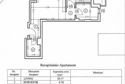 Apartament cu 2 camere semidecomandat în Nicolina - 1
