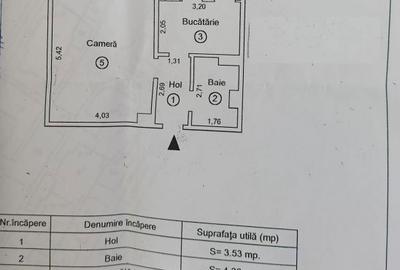 Garsonieră decomandată în Buzaului - 1