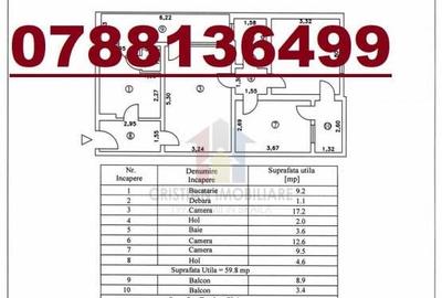 Disponibil Imediat! 3 camere, 72 mp, confort 1, Viziru 1 - 1