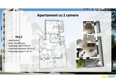 Statiunea Mamaia, apartamente 2 camere bloc NOU, vedere la mare si lac - 13