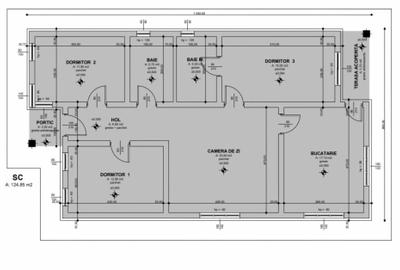 Casă cu 4 camere în Central