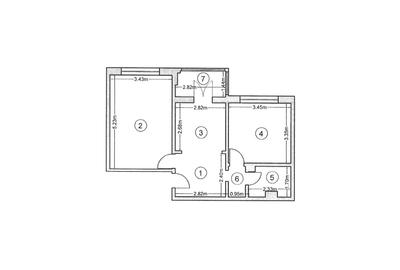 Apartament cu 2 camere decomandat, mobilat în Central - 8