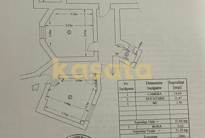 Garsonieră decomandată în Armeneasca - 1