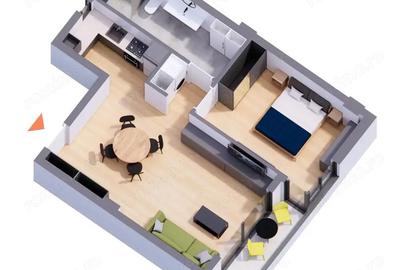 Apartament cu 2 camere decomandat în Torontalului - 1