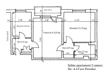 Apartament cu 2 camere semidecomandat în Central - 3