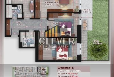 Apartament 3 camere cu gradina proprie Th. Pallady Sector 3 - 2