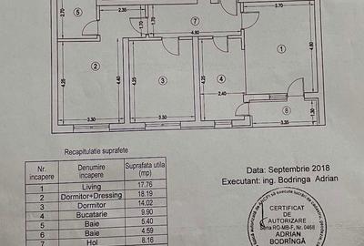 Apartament cu 3 camere decomandat în Lujerului - 5