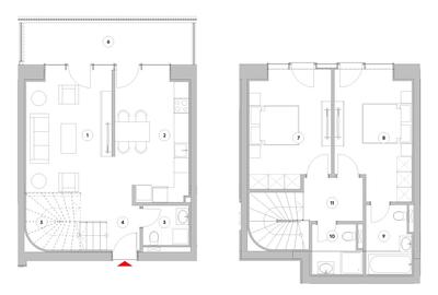 Duplex cu 3 camere - Tip D3B2 - 11