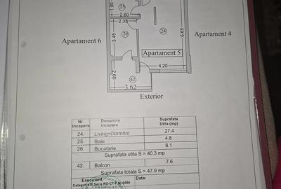 Apartament cu 2 camere semidecomandat în Central - 1
