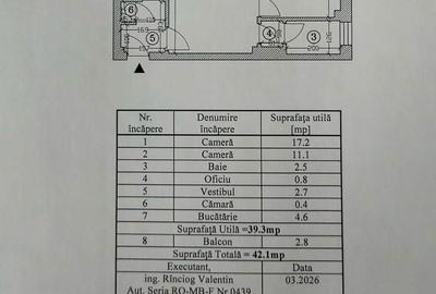 Apartament cu 2 camere decomandat, mobilat în Aviatorilor - 1