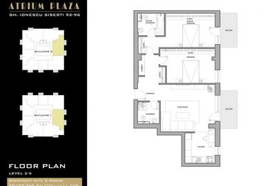 0% | Apartament 3 camere NOU, decomandat, 86 mp, 2 bai  | Atrium - Sisesti - 11