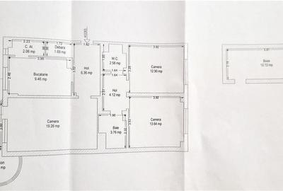 CENTRAL - 3 cam - Spatios - Decomandat - Centrala Proprie - Bloc Izolat - ZONA F - 24