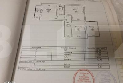 Apartament cu 3 camere decomandat în Central - 2
