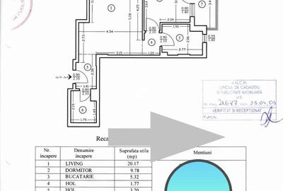 Apartament cu 2 camere semidecomandat în Nicolina