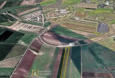 Vanzare teren agricol, Arad acces DJ Arad-Iratos- 1,29 ha - 3