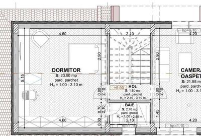Vila 5cam-indiv la calcan-perete propriu/centru Popesti L... - 3