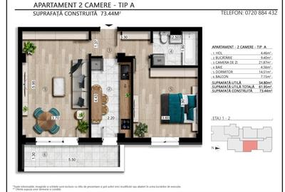 Apartament cu 3 camere decomandat în Palazu Mare - 4
