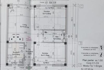 Casă individuală cu 3 camere în Sud