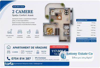 Apartament cu 3 camere în Sântandrei - 11