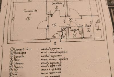 Apartament cu 2 camere decomandat în Central
