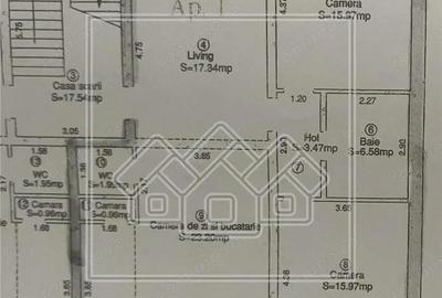 Ap cu 4 camere, 86 mp utili, 2 balcoane, garaj spatios - Zona Tilisca - 1