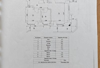 Apartament cu 3 camere decomandat în Copou