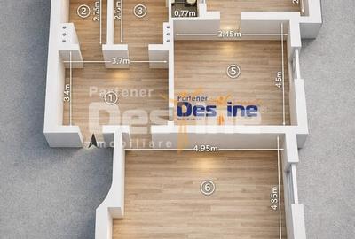 Apartament cu 2 camere decomandat, mobilat în Copou