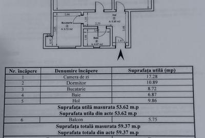 Apartament cu 2 camere decomandat în Central