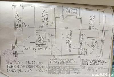 Apartament 3 camere, semidecomandat, 39000 euro - 1