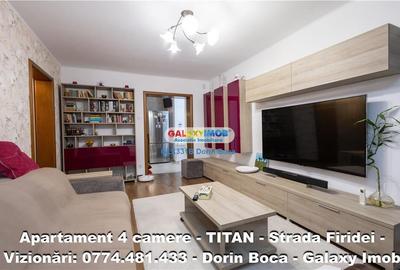 VANZARE Apartament 4 camere TITAN (str. Firidei) CENTRALA -fara credit - 2