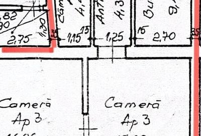 Apartament 2 camere, 50mp, curte comuna, zona Fabric - Andrei Saguna - 2