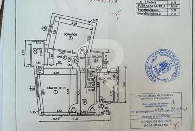 Apartament cu 2 camere decomandat în Ultracentral