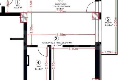 Apartament cu 2 camere în Chinteni - 1