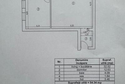 Apartament 2 camere 55mp | 0 Comision | Otopeni Odai | Mobilat Parcare Apartament 2 camere 55mp | 0 Comision | Otopeni Odai | Mobilat Parcare - 3