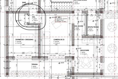 Apartament cu 2 camere semidecomandat în Moșnița Nouă - 3