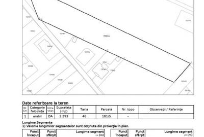 Teren intravilan 5.293 mp-deschidere 42m-Domnesti Ilfov, utilitati la limita - 4