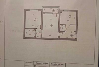 Apartament 2 camere - zona Dacia - 90.000 euro (Cod E11) - 1