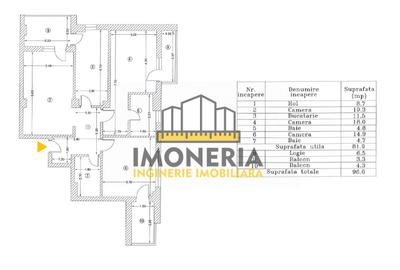 Apartament cu 3 camere decomandat, mobilat în Titan - 2