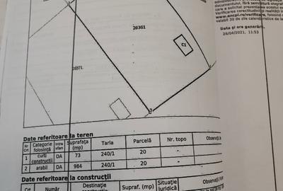 Teren de 1056 mp, în Sinești - 9
