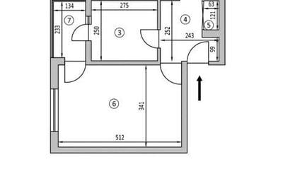 Apartament cu 2 camere decomandat, mobilat în C5 - 8