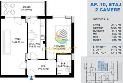Apartament cu 2 camere decomandat în Theodor Pallady - 2