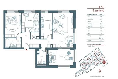 3 camere într-un ansamblu exclusivist P+3, cu spații verzi și curte privată - 7