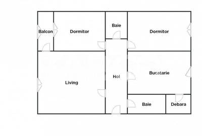 Apartament cu 3 camere decomandat în Turnișor - 14