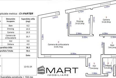 Casă cu 5 camere cu Teren 300 Mp în Ștrand - 2