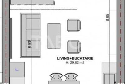 Garsoniera 38 mp cu terasa - incalzire in pardosea si aer conditionat - 9